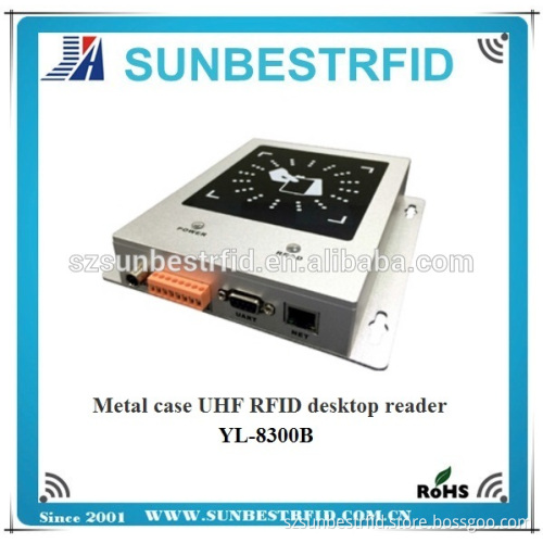 915MHz Metal case UHF RFID desktop reader ISO18000-6C/EPC C1G2